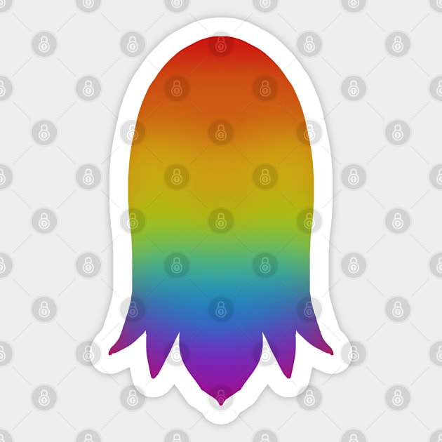 Rainbow Hair Sticker by TANSHAMAYA